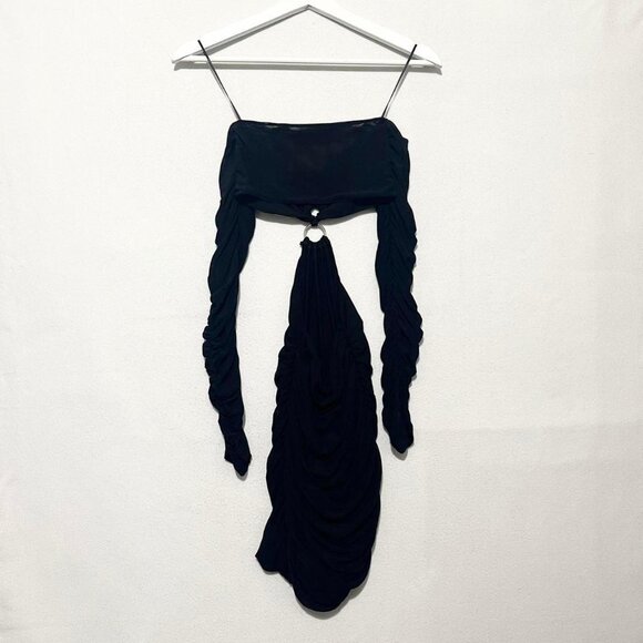 BY DYLN stretchy mesh dress size XS - Picture 6 of 8